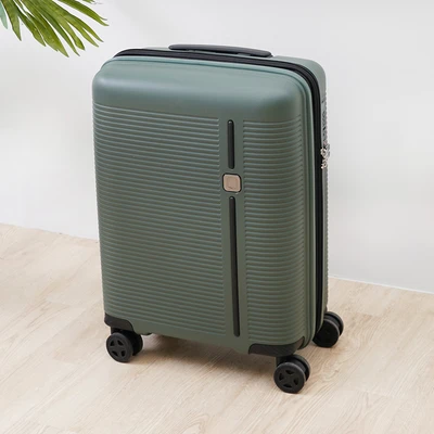 Gambar Luggo Sausalito Koper PP TSA Lock Expandable 20 Inch - Hijau Mineral