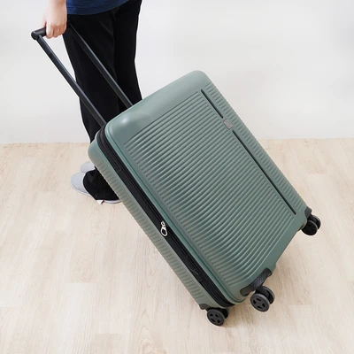 Gambar Luggo Sausalito Koper PP TSA Lock Expandable 24 Inch - Hijau Mineral