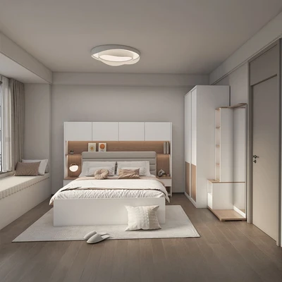 Gambar Informa 160x200 cm Iora Set Kamar Tidur - Putih