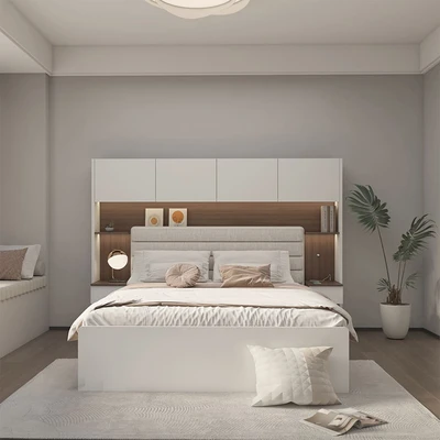 Gambar Informa Iora Tempat Tidur Queen  Dengan Headboard - Putih