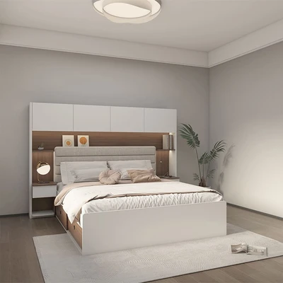 Gambar Informa Iora Tempat Tidur Queen  Dengan Headboard - Putih