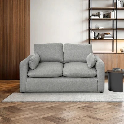 Gambar Ashley Refined Sofa Fabric 2 Seater - Abu-Abu