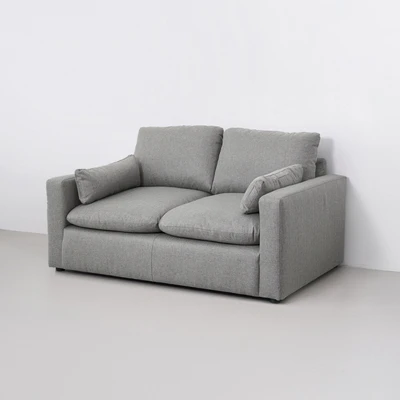 Gambar Ashley Refined Sofa Fabric 2 Seater - Abu-Abu