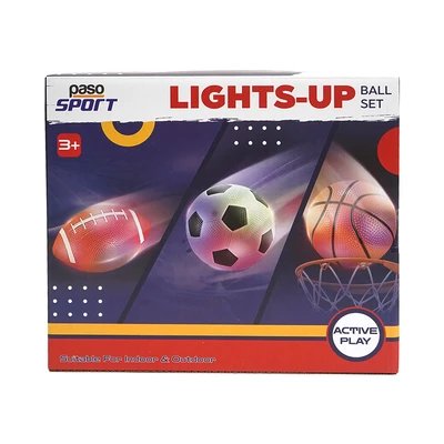Gambar Paso Set 3 Pcs Bola Lights Up - Mix