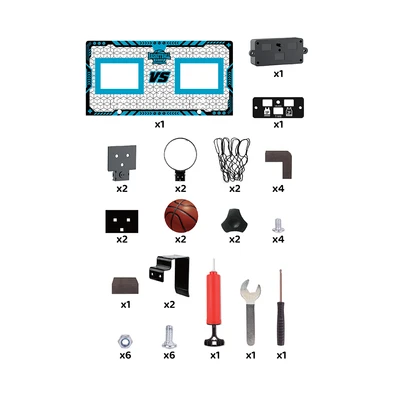 Gambar Paso Set Dual Electric Scoring Board Basketball - Mix