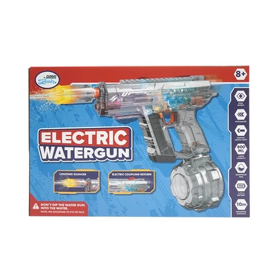 Gambar Paso Electric Water Gun Ice Horn Uzi - Hitam/abu-abu