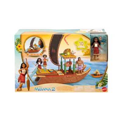 Gambar Disney Princess Playset Moana 2 Adventure Canoe Jbt54