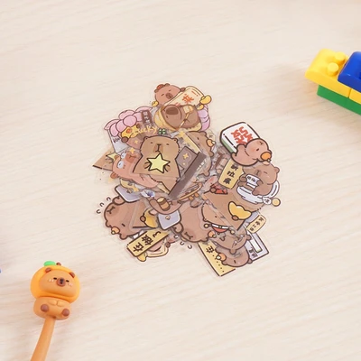 Gambar Ataru Stiker Capybara Cut Out Set 50 pcs Random
