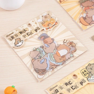 Gambar Ataru Stiker Capybara Cut Out Set 50 pcs Random