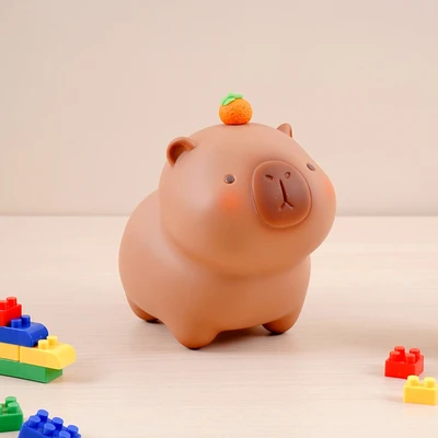 Gambar Ataru Celengan Capybara Standing - Cokelat