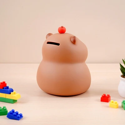 Gambar Ataru Celengan Capybara Sitting - Cokelat