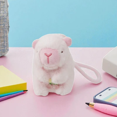 Gambar Ataru Gantungan Kunci Plush Capybara Strap - Pink