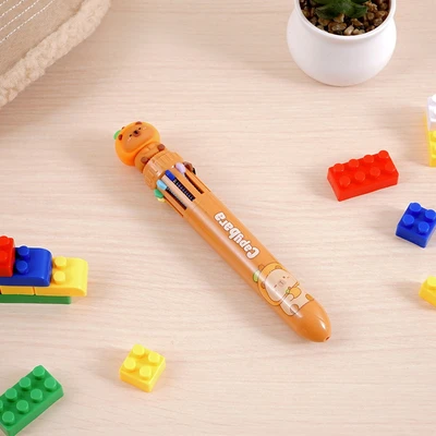 Gambar Ataru Pulpen 10 Warna Capybara Random