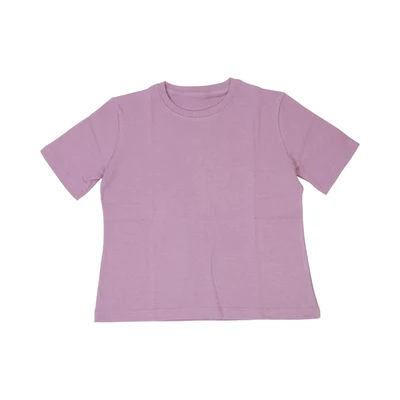 Gambar Ataru T-Shirt Wanita Basic All Size - Pink Dusty