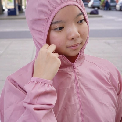 Gambar Ataru Jaket Lipat Wanita - Dusty Pink