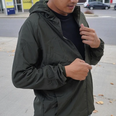 Gambar Ataru Jaket Foldable Pria - Hijau Forest