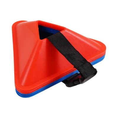 Gambar Berwyn Set 10 Pcs Training Cone Short - Biru/Merah