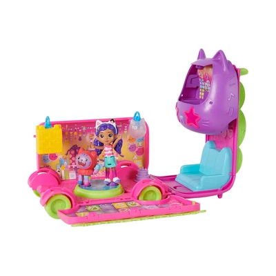 Gambar Gabby's Dollhouse Playset Purrfect Party Bus - Mix