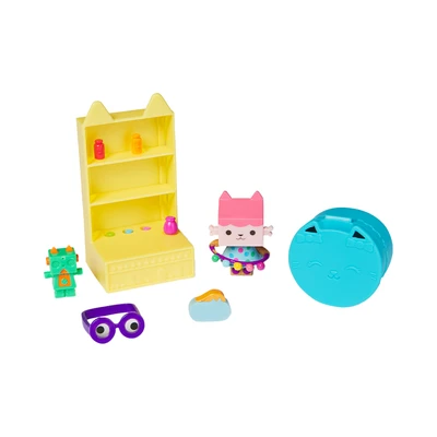 Gambar Gabby's Dollhouse Set Bobble Kitty Baby Box Crafty Pack - Mix