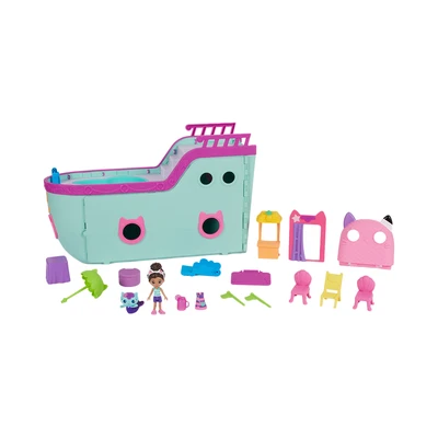 Gambar Gabby's Dollhouse Playset Gabby Cat Friend Ship - Mix