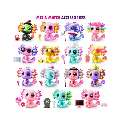 Gambar Zuru Minifigure A Lot A Axolotls Random