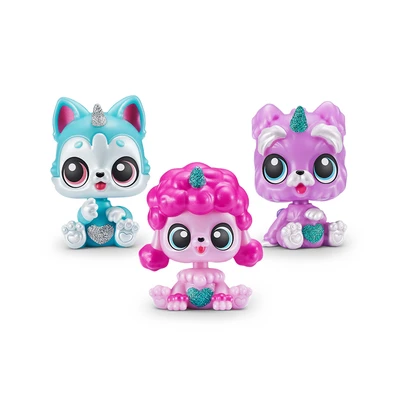 Gambar Zuru Set Minifigure Rainbocorns Pocket Puppycorns Random