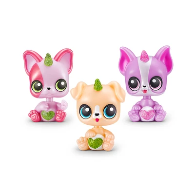 Gambar Zuru Set Minifigure Rainbocorns Pocket Puppycorns Random
