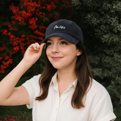 Gambar Ataru Topi Baseball New York Script - Hitam