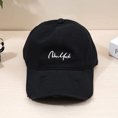 Gambar Ataru Topi Baseball New York Script - Hitam