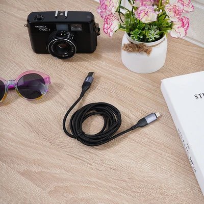 Gambar Ataru Kabel Charger USB-C 4-in-1 2 Meter - Abu-Abu