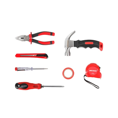 Gambar Maxbuilt Perkakas Rumah Tangga Set 7 pcs - Merah