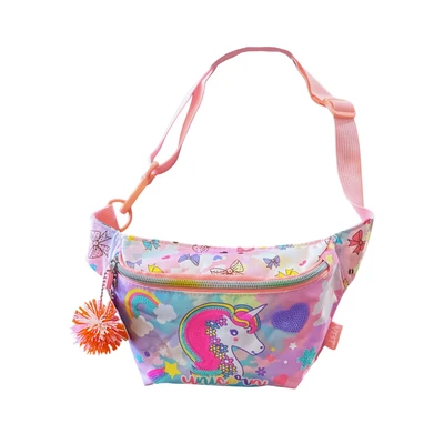 Gambar Kiddy Star Tas Pinggang Anak Unicorn - Pink