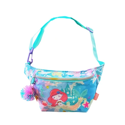 Gambar Kiddy Star Tas Pinggang Anak Mermaid - Biru