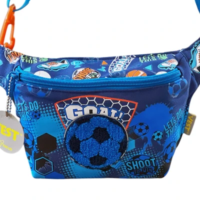 Gambar Kiddy Star Tas Pinggang Anak Soccer - Biru