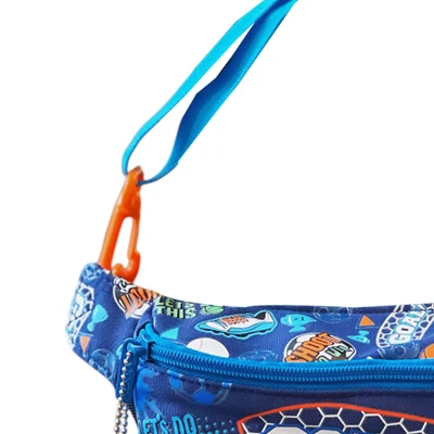 Gambar Kiddy Star Tas Pinggang Anak Soccer - Biru