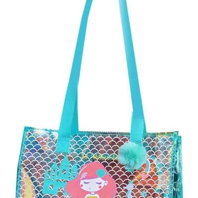 Gambar Kiddy Star Tote Bag Anak Mermaid - Biru
