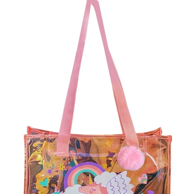Gambar Kiddy Star Tote Bag Anak Unicorn - Pink