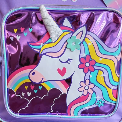 Gambar Kiddy Star Tote Bag Anak Unicorn - Ungu