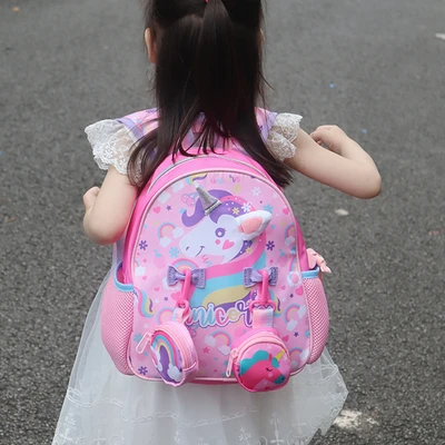 Gambar Kiddy Star Tas Ransel Anak Unicorn Small - Pink
