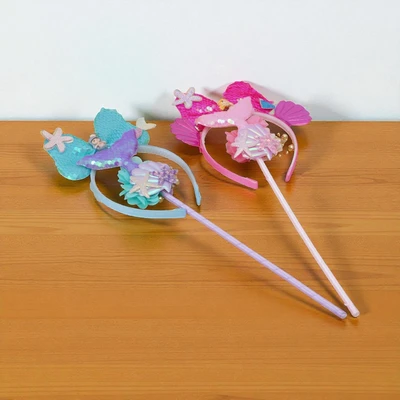 Gambar Ataru Set Bando & Tongkat Peri Mermaid Random