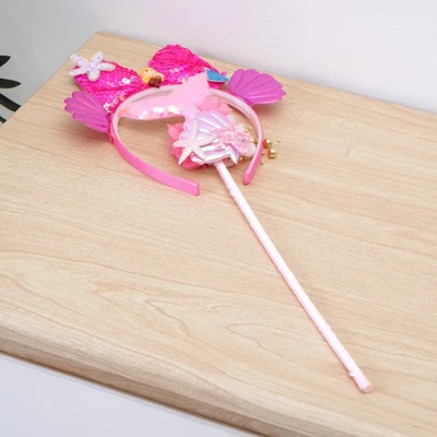 Gambar Ataru Set Bando & Tongkat Peri Mermaid Random