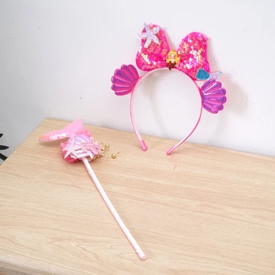 Gambar Ataru Set Bando & Tongkat Peri Mermaid Random