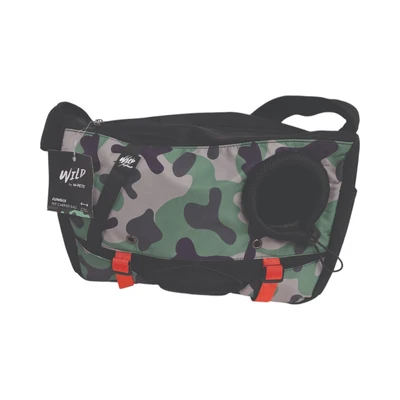 Gambar M-Pets Wild Jungle Tas Hewan Peliharaan - Hitam