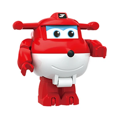 Gambar Alpha Group Superwings Blocks Transform Jett Medium - Merah