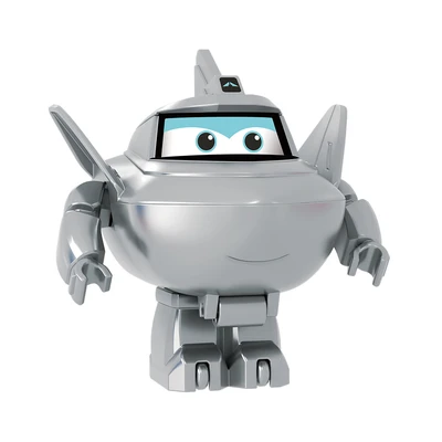Gambar Alpha Group Superwings Blocks Transform Traver Medium - Abu-abu