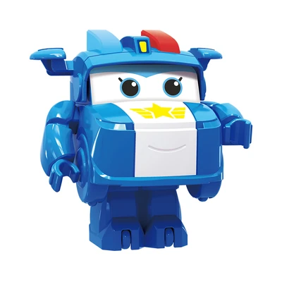 Gambar Alpha Group Superwings Blocks Transform Lucie Medium - Biru
