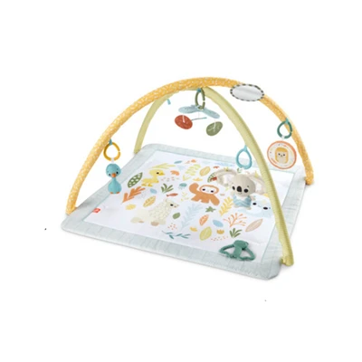Gambar Fisher Price Playmat Bayi Dengan Mainan Gantung Simply Senses Newborn Gym