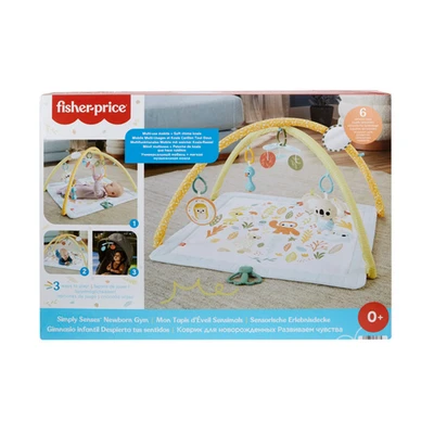 Gambar Fisher Price Playmat Bayi Dengan Mainan Gantung Simply Senses Newborn Gym