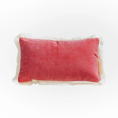 Gambar Informa Vibrant Positivity Sarung Bantal Sofa Polyester 30x50 cm - Merah Maroon