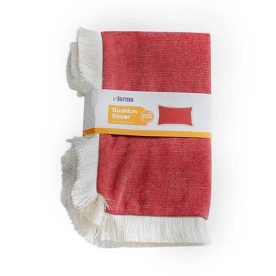 Gambar Informa Vibrant Positivity Sarung Bantal Sofa Polyester 30x50 cm - Merah Maroon